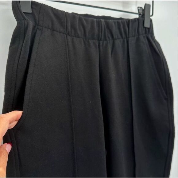 Everlane Womens Black Pintuck Seam Stretch The Dream Tapered Ankle Pant Size XS - Picture 7 of 12